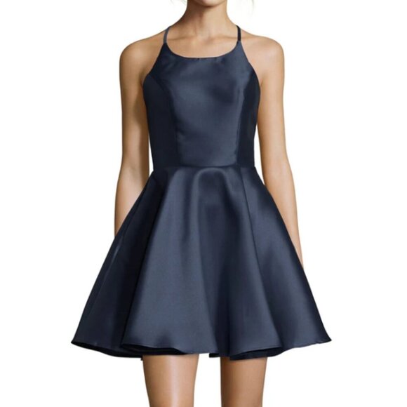 NWT Alyce Paris - 3703 Sleeveless Homecoming Dress Midnight Size 00 - Picture 1 of 6